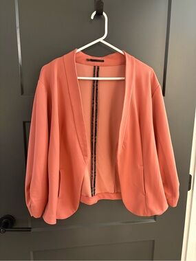 Maurices Coral Open-Front Blazer Jacket